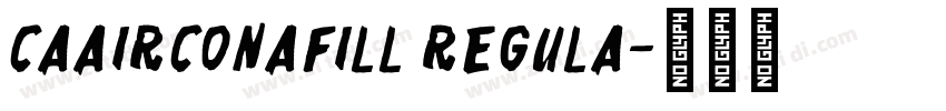CAAirconaFill Regula字体转换